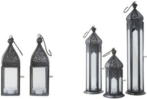 Fabricante de candelabros de acero inoxidable, farol decorativo de Navidad de estaño galvanizado - Product Image 5