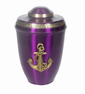 Urne funéraire pour adultes en laiton de style européen en marbre et métal pour cendres de crémation finition colorée utilisation commémorative - Product Image 2