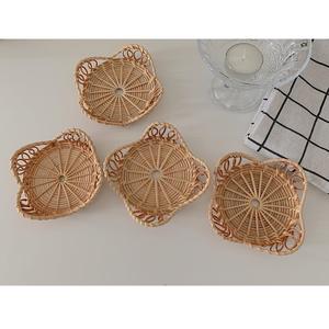 Conjunto de 4 manteles individuales tejidos, Mantel Individual redondo para bebidas, bandeja de joyería, decoración de mesa, colección nueva - Product Image 3