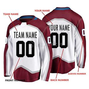 Conjunto de ropa deportiva personalizada para adultos, Jersey de Hockey sobre hielo de alta calidad - Product Image 2