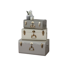 Ensemble de 3 boîtes galvanisées de différentes tailles boîte de rangement de vêtements de forme personnalisée avec qualité supérieure à vendre - Product Image 3