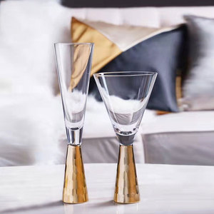 Nieuwe Model Best Gift Wit Drinken Custom Glas Logo Groothandel Gouden Fluit <span class=keywords><strong>Champagne</strong></span> - Product Image 4