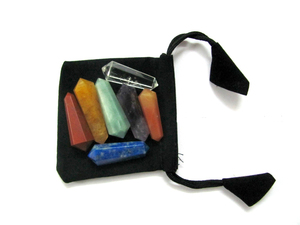 Wholesaler of Chakra Double Point Set : Chakra Double Point Set for Sale Natural Healing <b>Mascot</b> Style - Product Image 2