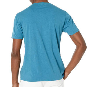 T-shirts de course personnalisés pour hommes T-shirt à col rond à séchage rapide avec impression numérique Tissu tricoté en polyester/coton - Product Image 6