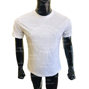 Tee-shirt à manches mi-longues pour hommes, en coton et Polyester, personnalisé, décontracté, couleur blanche, sur mesure, collection - Product Image 3