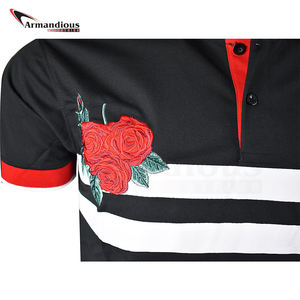 Camiseta de moda personalizada para hombre, Polo con logotipo bordado - Product Image 4