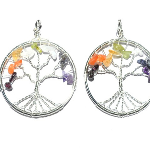 Supplier of Chakra Stone <b>Tree</b> of Life Pendants | Chakra Stone <b>Tree</b> of Life Pendants at Low Price - Product Image 1