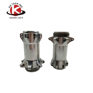 Buje trasero de bicicleta de aluminio mecanizado CNC de alta calidad con montaje de disco y eje atornillado 124-357g para ciclismo de montaña - Product Image 6