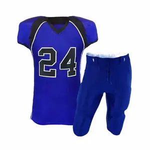 现货热卖你自己设计的美式足球制服优质耐用美式足球制服