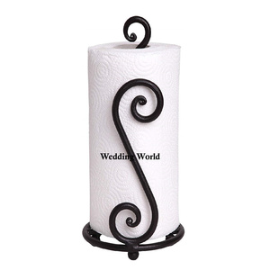 Porte-mouchoirs en métal noir avec revêtement en poudre, qualité supérieure, fait à la main, porte-serviettes de table, style classique, élégant et chic - Product Image 2
