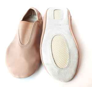 รองเท้ายิมนาสติกแบบแยกชิ้นทำจากหนัง PU, รองเท้าลำลองหนังแท้ส้นแบนนุ่มวัสดุผ้าใบด้านบน - Product Image 2