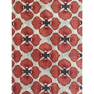 Tela con estampado de bloques a mano de algodón indio, ropa de mujer, costura, cortinas para correr, ropa de dormir, Saris, decoración del hogar, zapatos de punto para bodas - Product Image 3