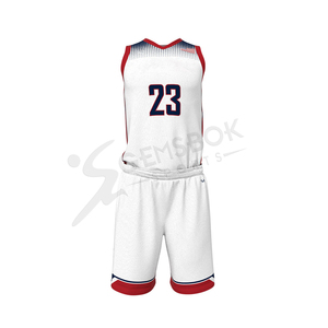Uniformes de Baloncesto Transpirables Estampados Personalizados para Hombre, Impresión por Sublimación Digital, Antibacterianos, de Secado Rápido, al por Mayor - Product Image 2
