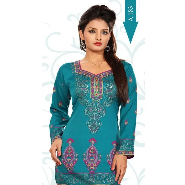 Дизайнерское этническое платье Курти/пакистанское платье Курти для женщин