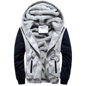 เสื้อฮู้ดดี้ผู้ชายผ้าคอตตอนผสมโพลีเอสเตอร์คุณภาพสูง สีพื้น ย้อมสีเรียบ สำหรับฤดูหนาว รับผลิตตามแบบ OEM พร้อมสกรีนโลโก้ของลูกค้า - Product Image 1