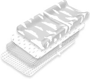 Cubierta para cambiador de pañales de cama de bebé recién nacido, bonita y cómoda, de poliéster orgánico - Product Image 5