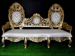 Moderno indio 28th modelo boda Mandap sofá decoración de madera para el hogar o La fiesta de la novia al por mayor disponible - Product Image 4