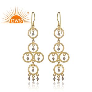 Best Selling 2026 <b>Sterling</b> <b>Silver</b> Natural Labradorite Gemstone Chandelier <b>Earring</b> For <b>Women</b> Jewelry Manufacturer - Product Image 3