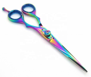 Tijeras de barbero, herramientas Premium de 6 ", para peluquería, Filo de maquinilla de afeitar, multicolor - Product Image 1