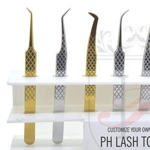 <b>Desktop</b> Display <b>Stand</b> for 8 Eyelash Extension Tweezers with Your Company Name or Logo, <b>Desktop</b> Display <b>Stand</b> for Tweezers - Product Image 2