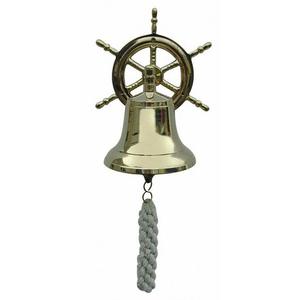 Golden Harmony Handcrafted Brass <b>Bell</b> Antique Inspired Artisan <b>Chime</b> for Meditation Worship & Decor - Product Image 5