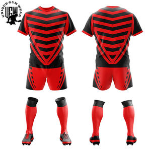 Maillot de rugby pour hommes en gros - Nom d'équipe personnalisé 100% polyester séchage rapide et respirant Impression numérique Bretelles réglables Service OEM - Product Image 3