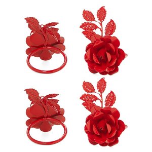 แหวนผ้าเช็ดปากสำหรับตกแต่งโต๊ะทำมือสีทองทำด้วยมือ - Product Image 2