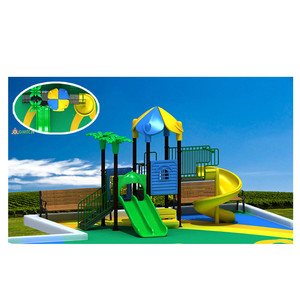 Toboggan de terrain de jeu extérieur coloré Kids Adventure Hub Sparks Imagination Favorise <span class=keywords><strong>l</strong></span>'activité physique et les compétences sociales - Product Image 5