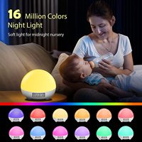 Réveil avec détection de température, détection de pleurs de bébé par WiFi, machine à bruit blanc intelligente avec veilleuse