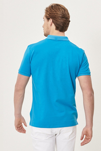 Polo informal con logotipo personalizado para hombre, Camiseta lisa de alta calidad, venta al por mayor - Product Image 2