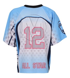 เสื้อลาครอสแบบระบายอากาศ โพลีเอสเตอร์ 100% ใหม่ ผลิตตามสั่ง - Product Image 2