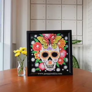 Wood Printing Frame MDF Home Decorative for Halloween Gift