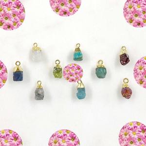 Pendentif en pierre de tigre œil roulé fait à la main, argent sterling plaqué or, vintage, multicolores, bijoux pour cadeau de fête des mères - Product Image 4