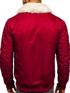 Blouson aviateur d'hiver personnalisable de haute qualité pour hommes avec col montant nouvelle tendance vêtements de plein air décontractés lettre Logo inclus - Product Image 2