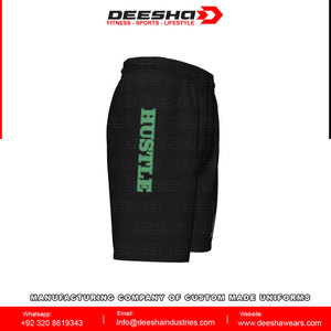 Maillots réversibles personnalisables unisexes de haute qualité, shorts imprimés, antibactériens, séchage rapide, imperméables, 100% polyester - Product Image 2