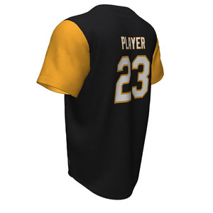 Camisetas de softbol sublimadas al por mayor, 100% poliéster, unisex, de última generación OEM / uniformes de béisbol personalizados - Product Image 4