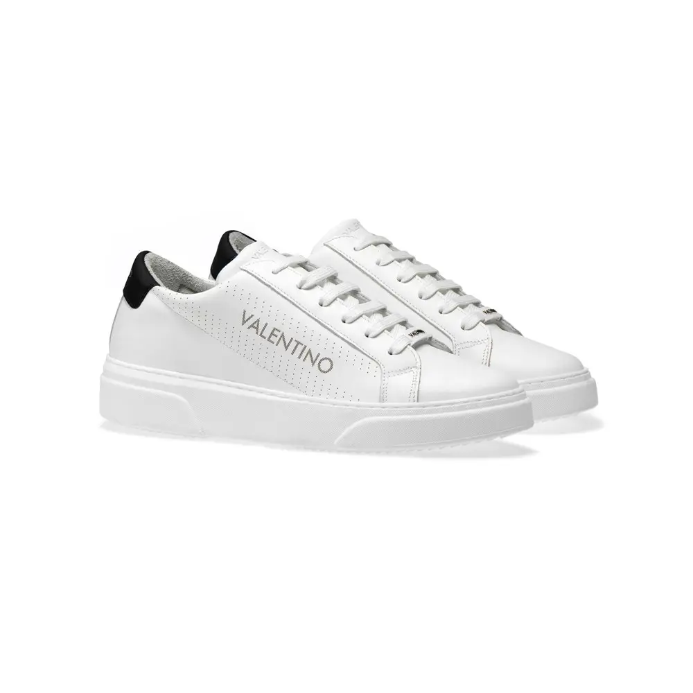 Original Valentino Shoes | Dinamic Look Lace Up Fashion Sneakers for Men in Black Insert Made in Italy by Valentino Shoes