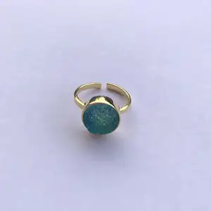 Круглое кольцо с синим сахаром, производитель ювелирных изделий в оптовом магазине цен от поставщика камней, обычное серебро онлайн