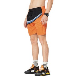 กางเกงขาสั้นกีฬาวิ่งของผู้ชาย,กางเกงระบายอากาศสีตัดกันฤดูร้อน - Product Image 4