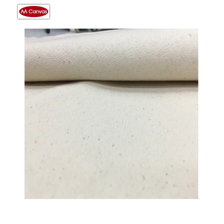 Nuovo tessuto di tela tinta unita in puro cotone della migliore qualità per varie applicazioni