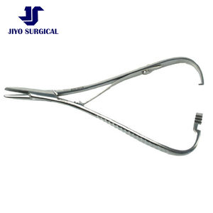 เครื่องมือผ่าตัดด้วยตนเองที่มีรูปทรงหยักทำจากสเตนเลสสตีลที่ใส่เข็ม - Product Image 6