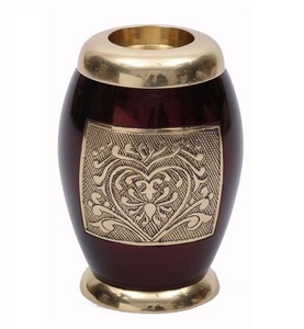 Urne de crémation de bougie en métal - Product Image 5