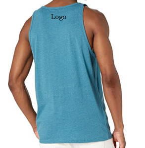 Camiseta sin mangas Lisa para hombre, tela de alta calidad y ajuste cómodo, brezo Ropa personalizable para hombre, de China - Product Image 2