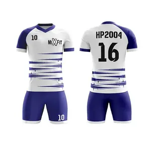 新款定制足球队穿儿童成人足球球衣套装护卫员儿童短裤袖Futbol训练服