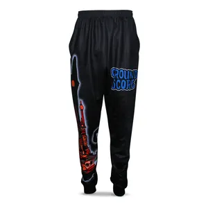 Nom de la marque Pantalon de jogging imprimé décontracté avec logo personnalisé pour hommes - Product Image 1