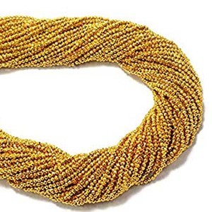 Venta al por Mayor de Coszcatl Exports, Perlas Naturales de Pirita Dorada Brasileña, Modelo QWE004 con Certificación de Terceros para la Fabricación de Joyería - Product Image 5