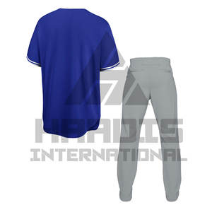 Venta al por mayor logotipo personalizado precio barato uniformes de béisbol al aire libre gran oferta uniforme de béisbol hecho en Pakistán - Product Image 6