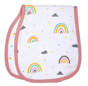 Superior quality customized size beautiful color thick and absorbent 100% cotton <b>muslin</b> burp <b>cloths</b> for baby - Product Image 6