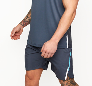 Mesh gris couleur fit sec hommes gym débardeur Polyester Slim Fit ActivewearMen Stringer gymnases musculation - Product Image 5