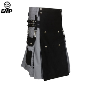 <b>Top</b> Sale Custom Logo Men's Scottish Utility Kilts Stainless Steel Cotton <b>Khaki</b> HARP Fashionable Styles Wholesale Service - Product Image 3